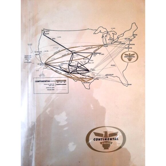Vintage Continental Airlines Employee Information New Hire Packet - Picture 2 of 5